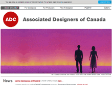 Tablet Screenshot of designers.ca