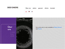 Tablet Screenshot of designers.pl